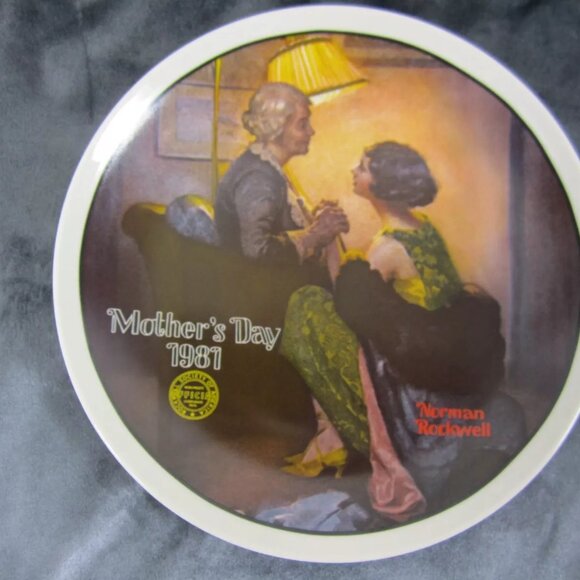 Limited Edition Knowles Norman Rockwell Mothers Day Plates Set of 8 1979-1986-SU - Picture 5 of 16